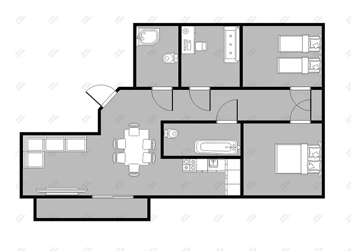 Havana Premium Family By Lion Апартаменти Сопот